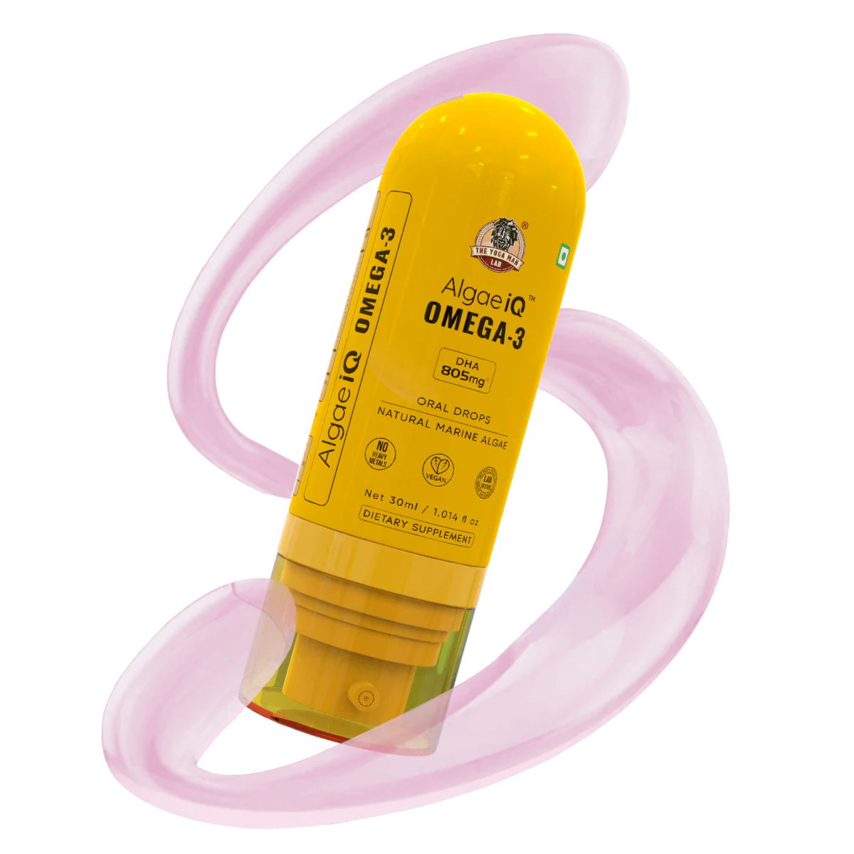 YogaManLab® AlgaeIQ Omega-3 with 800mg DHA | TEST - Image 9