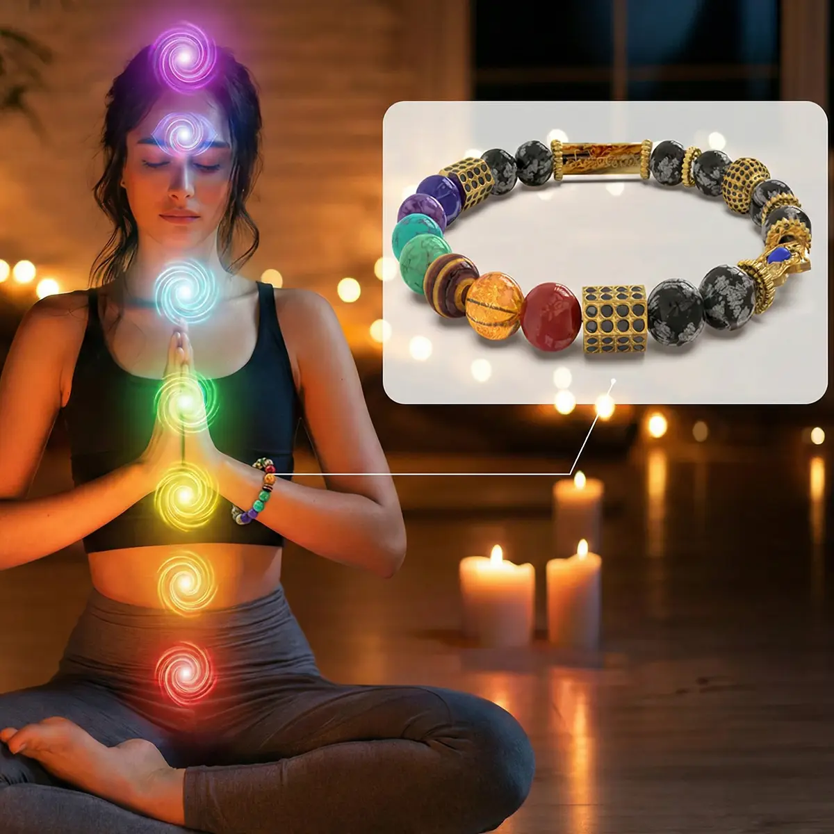 Ancient Yantra - Tiger Eye Stone Chakra Yantra - For Women - Image 17