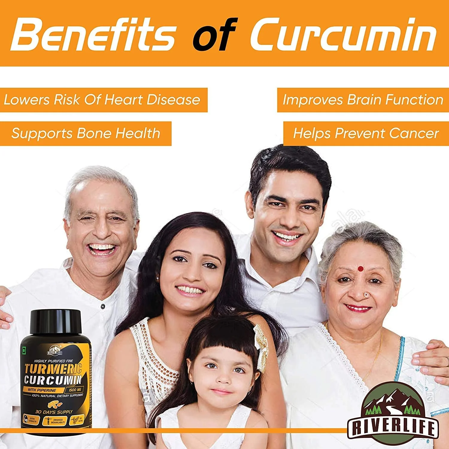 YogaManLab® Ayurvedic Turmeric Curcumin With Raw Turmeric, 95% Curcuminoids and Black Pepper | For Joint & Healthy Inflammatory Support | 100% Natural & Indian - Image 6