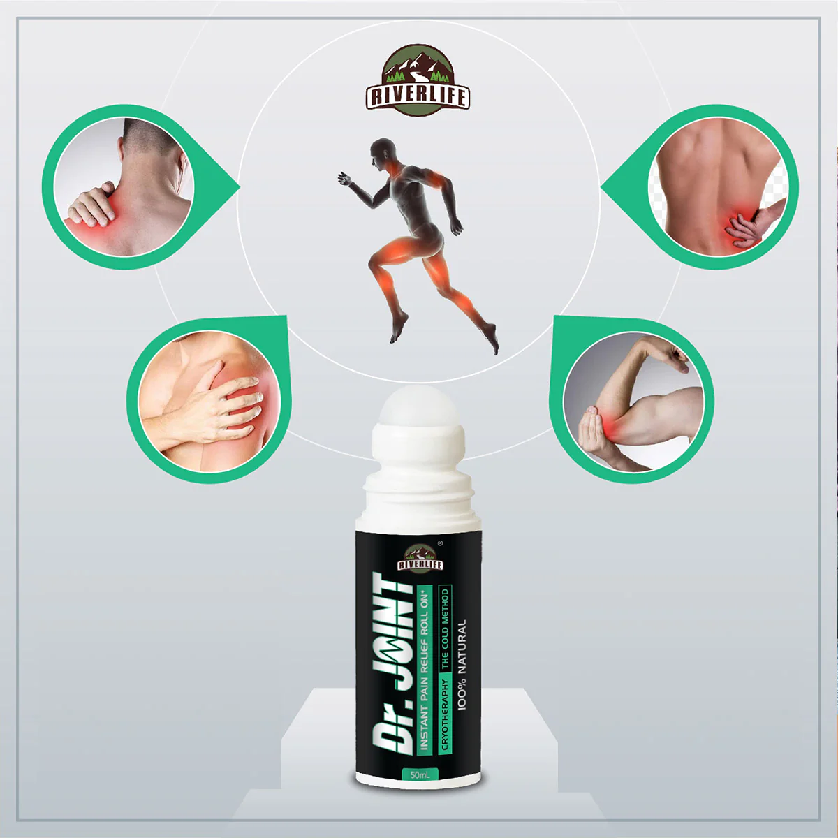 YogaManLab® Dr. Joint Roll-On For Instant Pain Relief | Ayurvedic Oil Formula | 100% Natural - Image 5