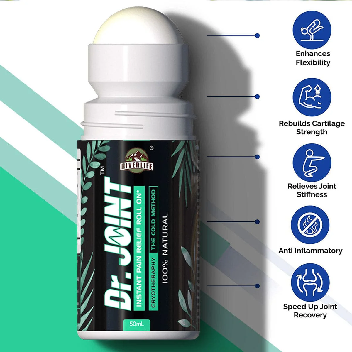 YogaManLab® Dr. Joint Roll-On For Instant Pain Relief | Ayurvedic Oil Formula | 100% Natural - Image 7