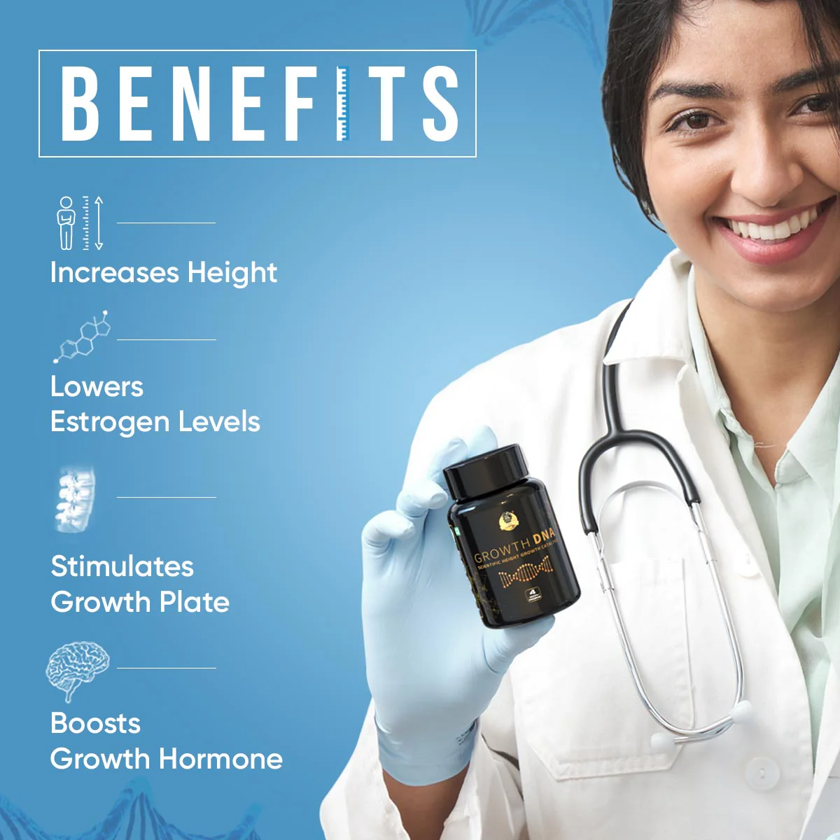 YogaManLab® Growth DNA - Ayurvedic Height Increaser Program | Growth Plate Activator | Guaranteed Results Formula | 100% Natural - Image 13