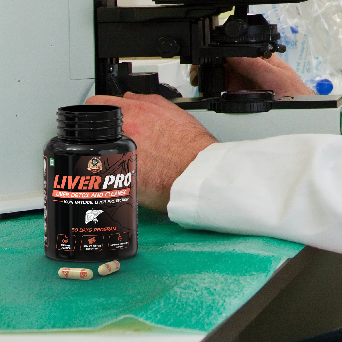 YogaManLab® Liver Pro - Fatty Liver Ayurvedic Supplement | Helps Restore Liver Health & Remove Toxins | 100% Natural & Ayurvedic | 28 Days Program - Image 17