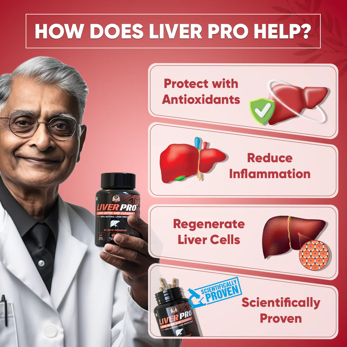 YogaManLab® Liver Pro - Fatty Liver Ayurvedic Supplement | Helps Restore Liver Health & Remove Toxins | 100% Natural & Ayurvedic | 28 Days Program - Image 3