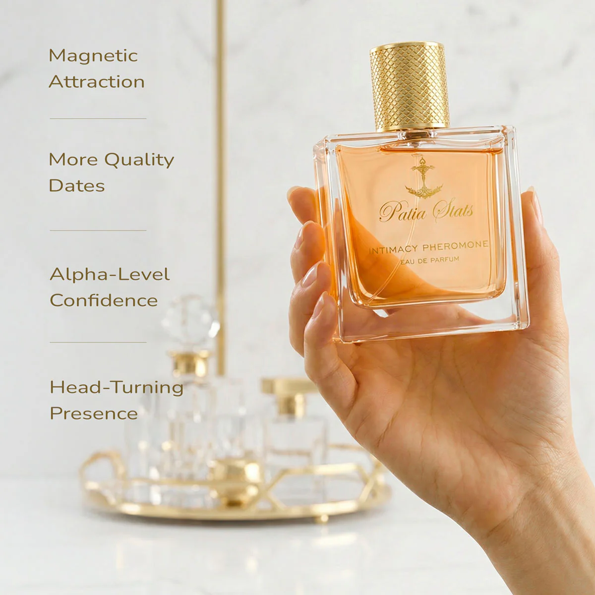 Patia Stats® Intimacy Pheromones Perfume | Attraction DNA Infused Formula | Eau De Parfum 50ml - Image 4