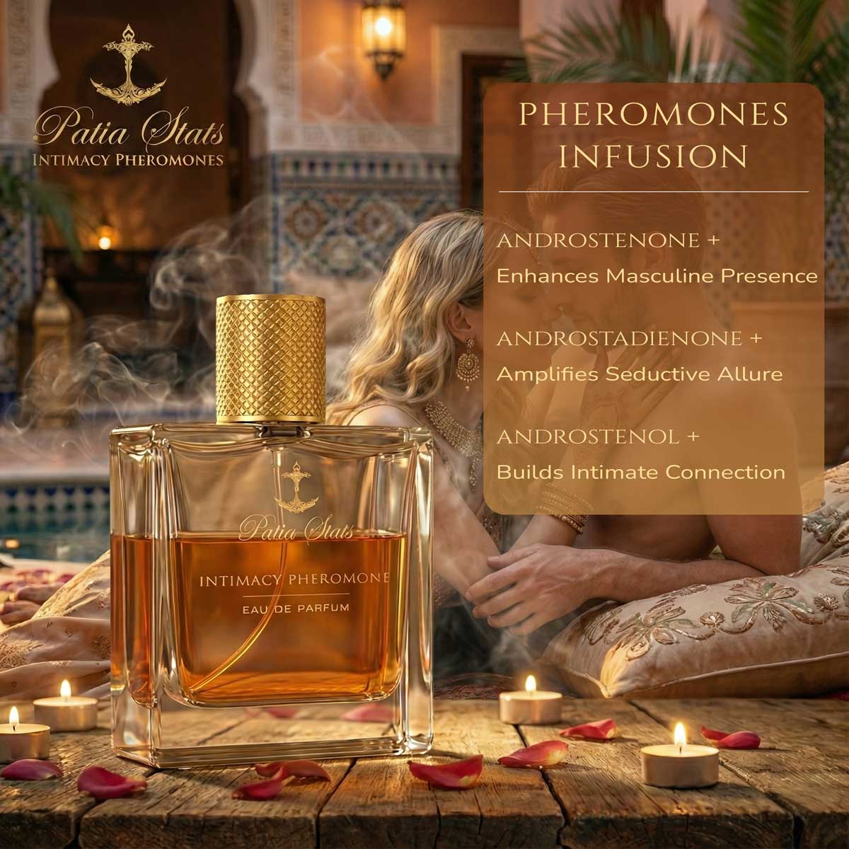 Patia Stats® Intimacy Pheromones Perfume | Attraction DNA Infused Formula | Eau De Parfum 50ml - Image 7