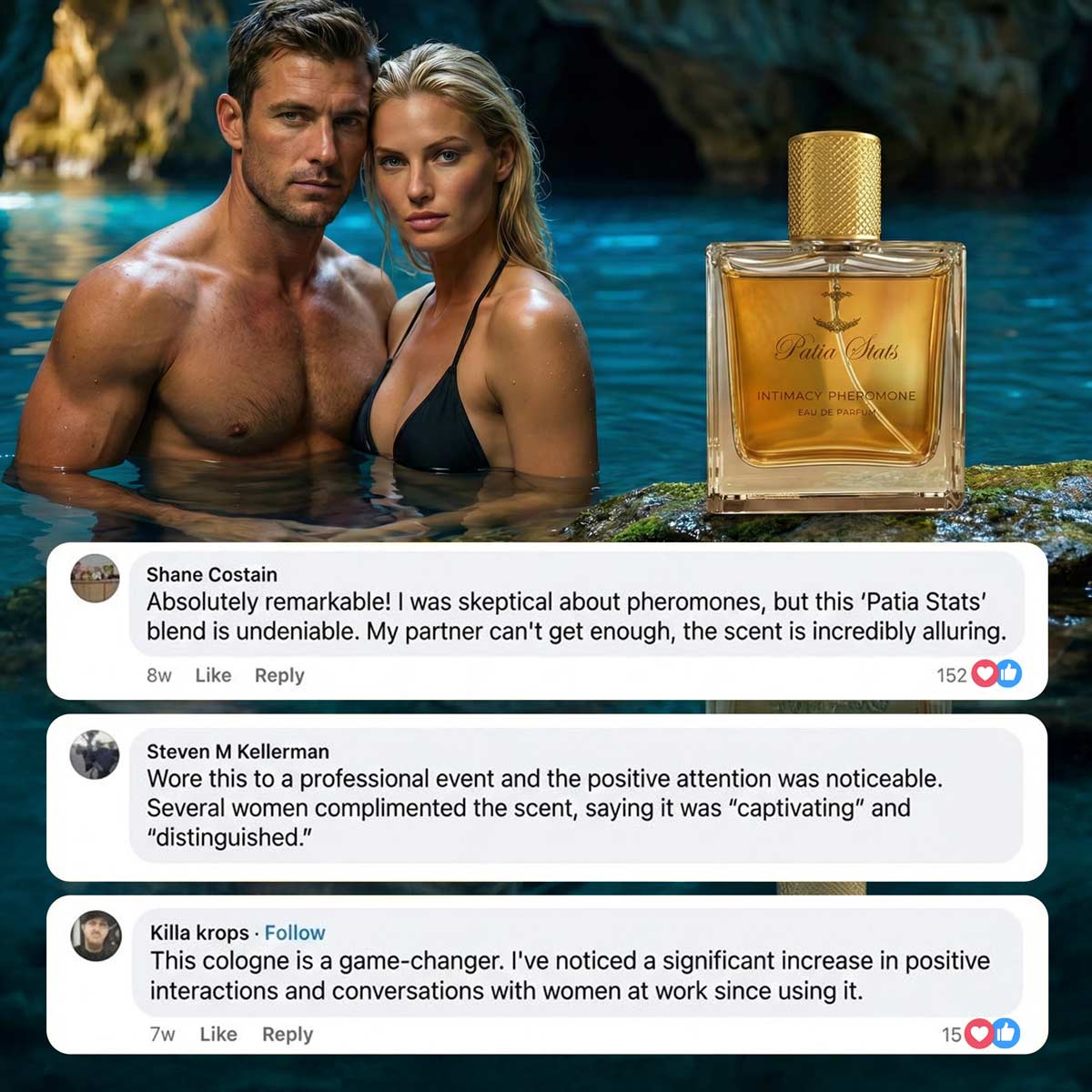 Patia Stats® Intimacy Pheromones Perfume | Attraction DNA Infused Formula | Eau De Parfum 50ml - Image 8
