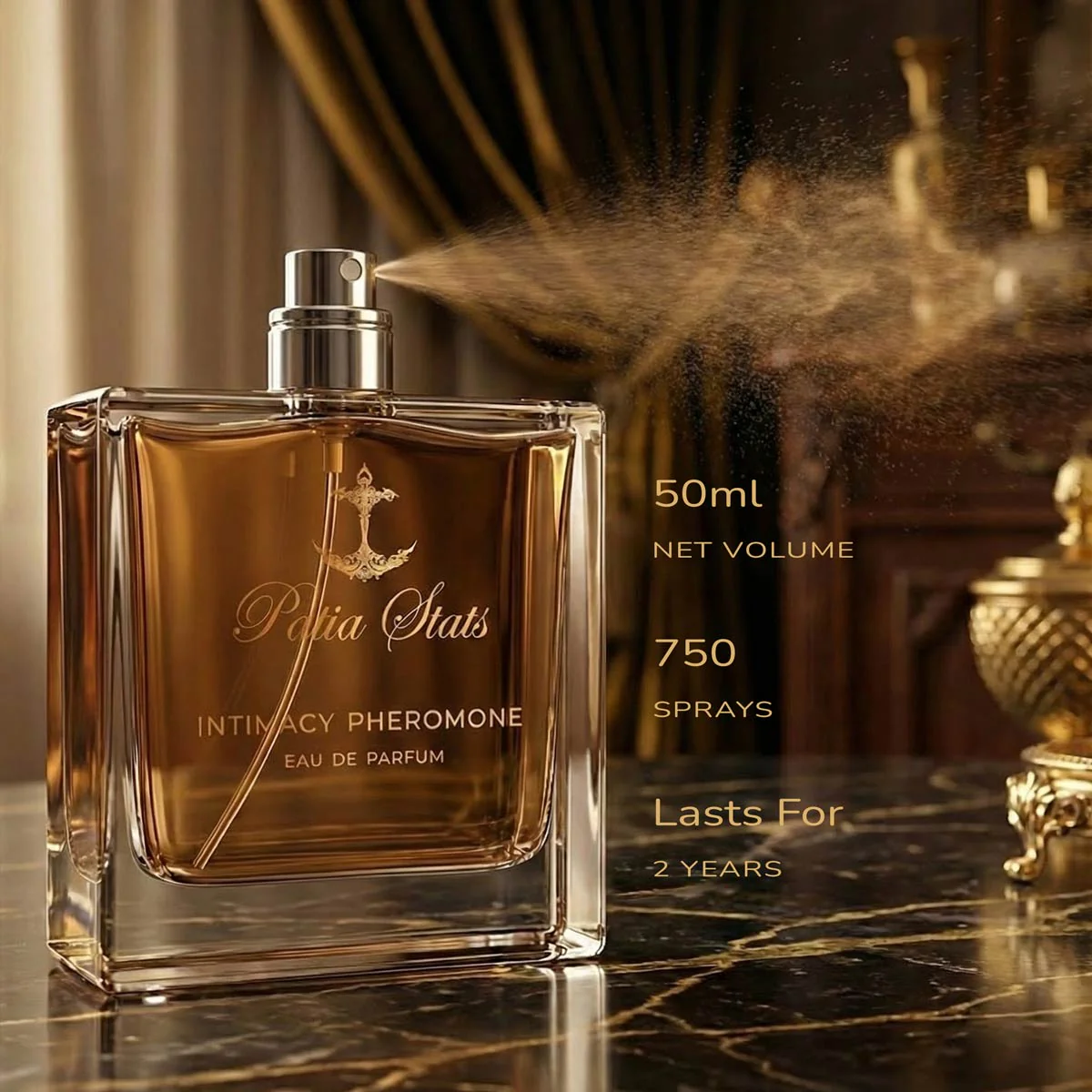 Patia Stats® Intimacy Pheromones Perfume | Attraction DNA Infused Formula | Eau De Parfum 50ml - Image 10