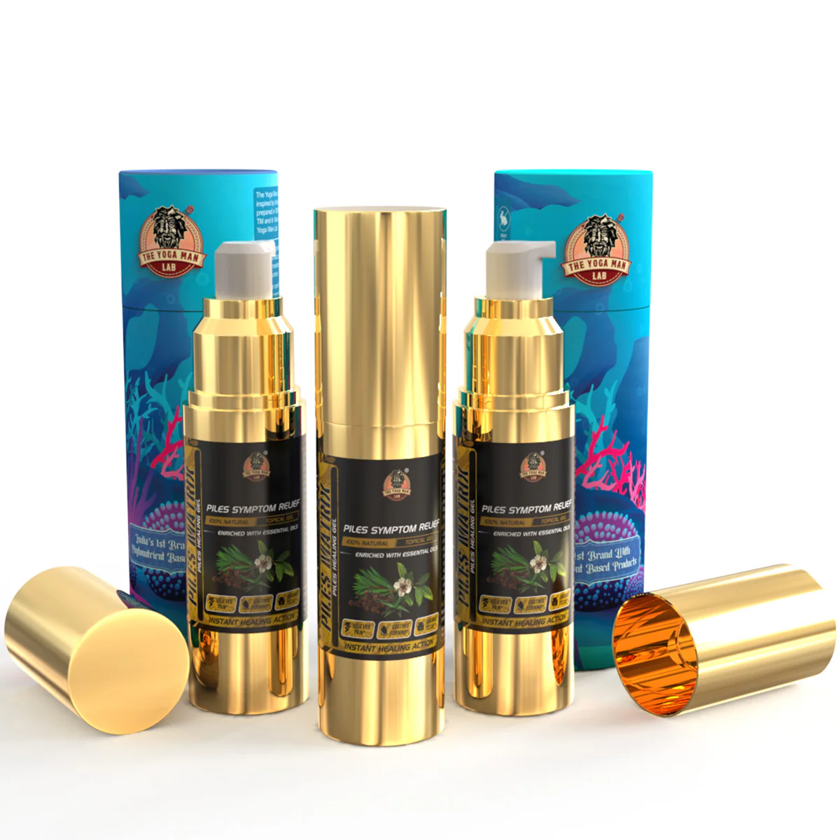 YogaManLab® PILES MATRIX - Ayurvedic Piles Healing Lepam | Relieves Itching, Inflammation & Lubricates Area | Made with 100% Natural Essential Oils - Image 10