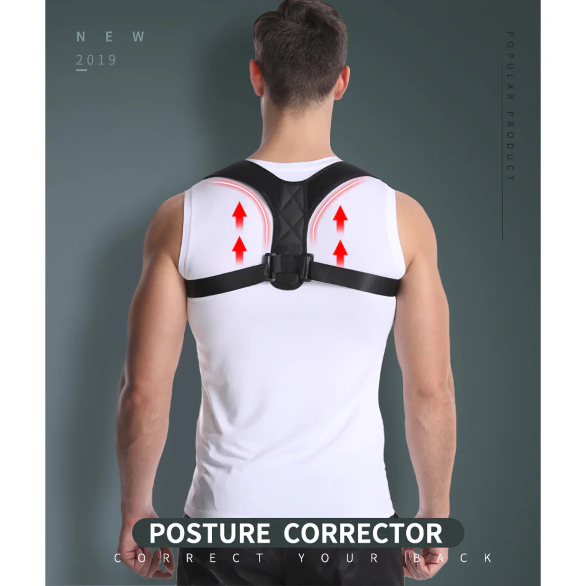 YogaManLab® Posture Corrector Belt - Back Pain, Hips Pain, Sciatica Pain - Corrects Hump Back - Image 10