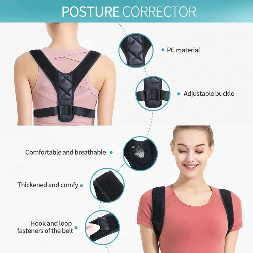 YogaManLab® Posture Corrector Belt - Back Pain, Hips Pain, Sciatica Pain - Corrects Hump Back - Image 14