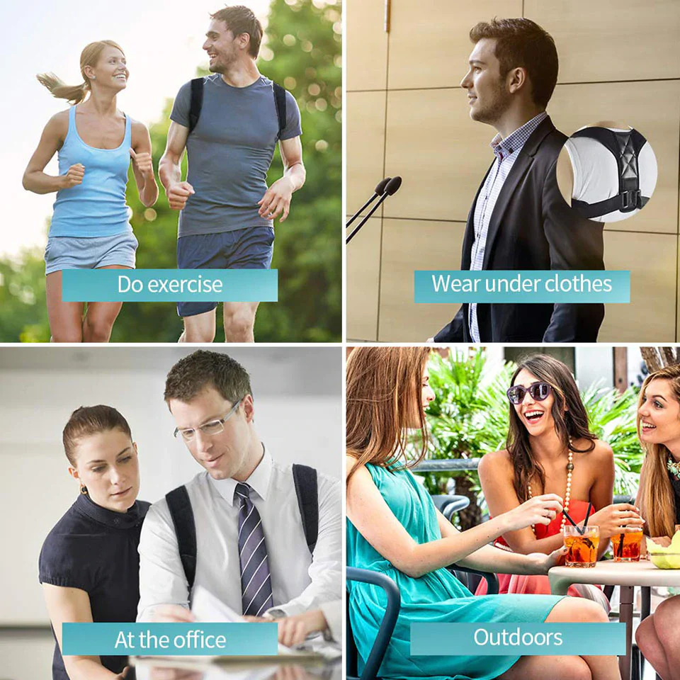 YogaManLab® Posture Corrector Belt - Back Pain, Hips Pain, Sciatica Pain - Corrects Hump Back - Image 24