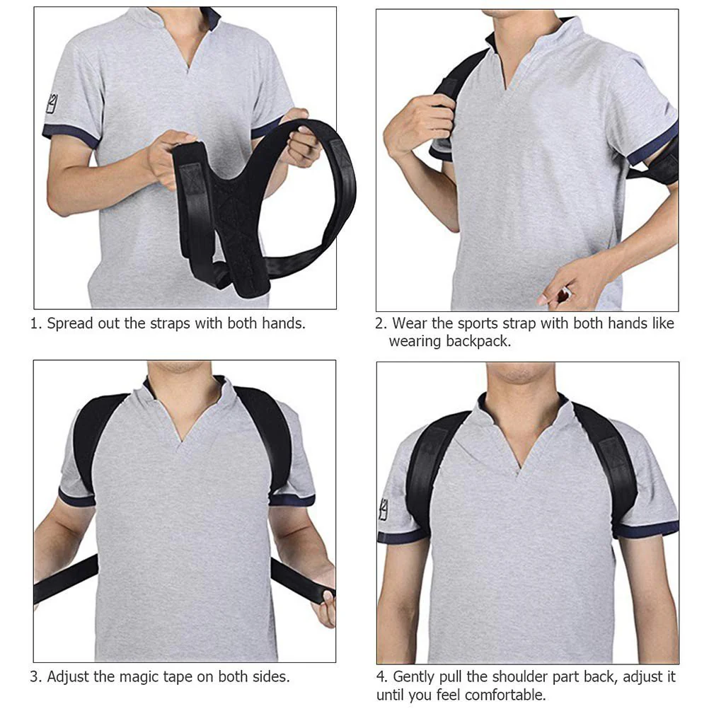 YogaManLab® Posture Corrector Belt - Back Pain, Hips Pain, Sciatica Pain - Corrects Hump Back - Image 27