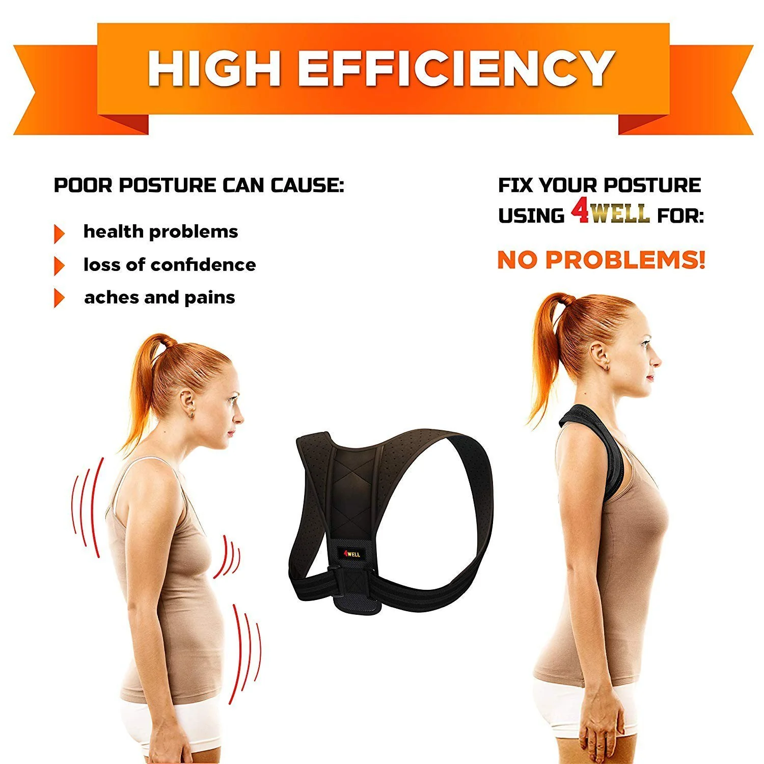 YogaManLab® Posture Corrector Belt - Back Pain, Hips Pain, Sciatica Pain - Corrects Hump Back - Image 38