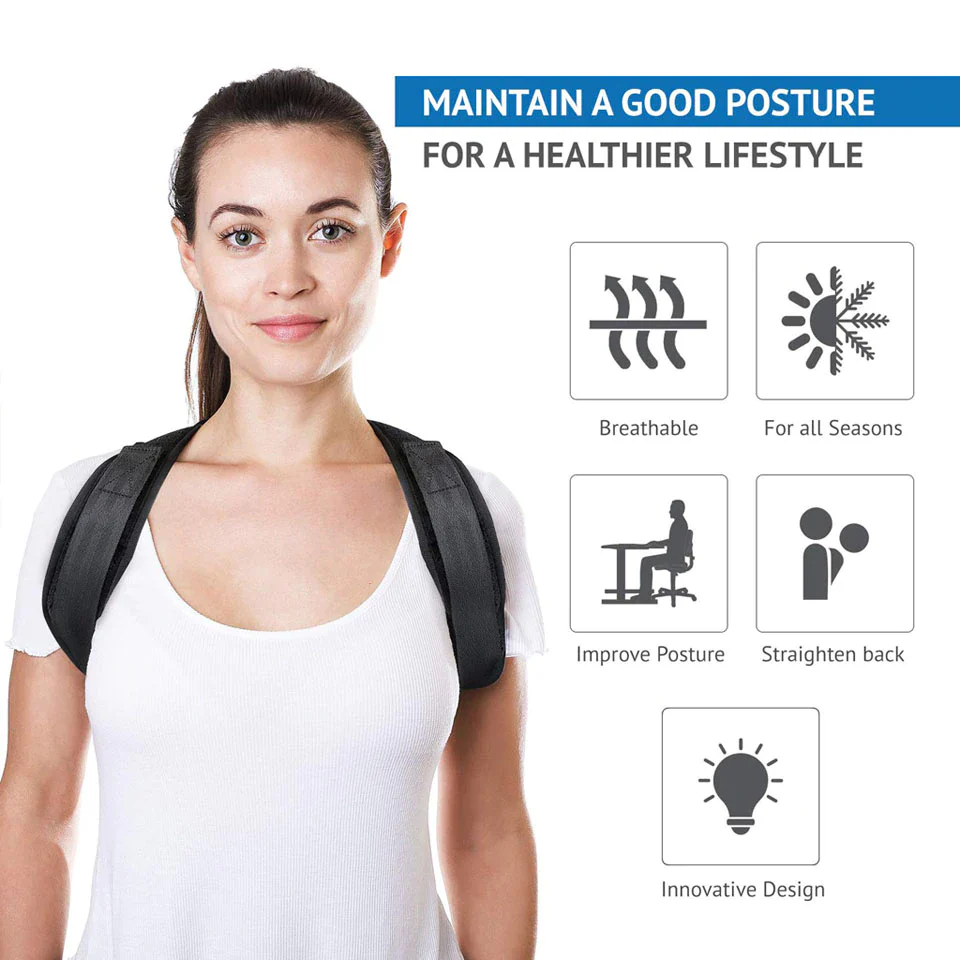 YogaManLab® Posture Corrector Belt - Back Pain, Hips Pain, Sciatica Pain - Corrects Hump Back - Image 8
