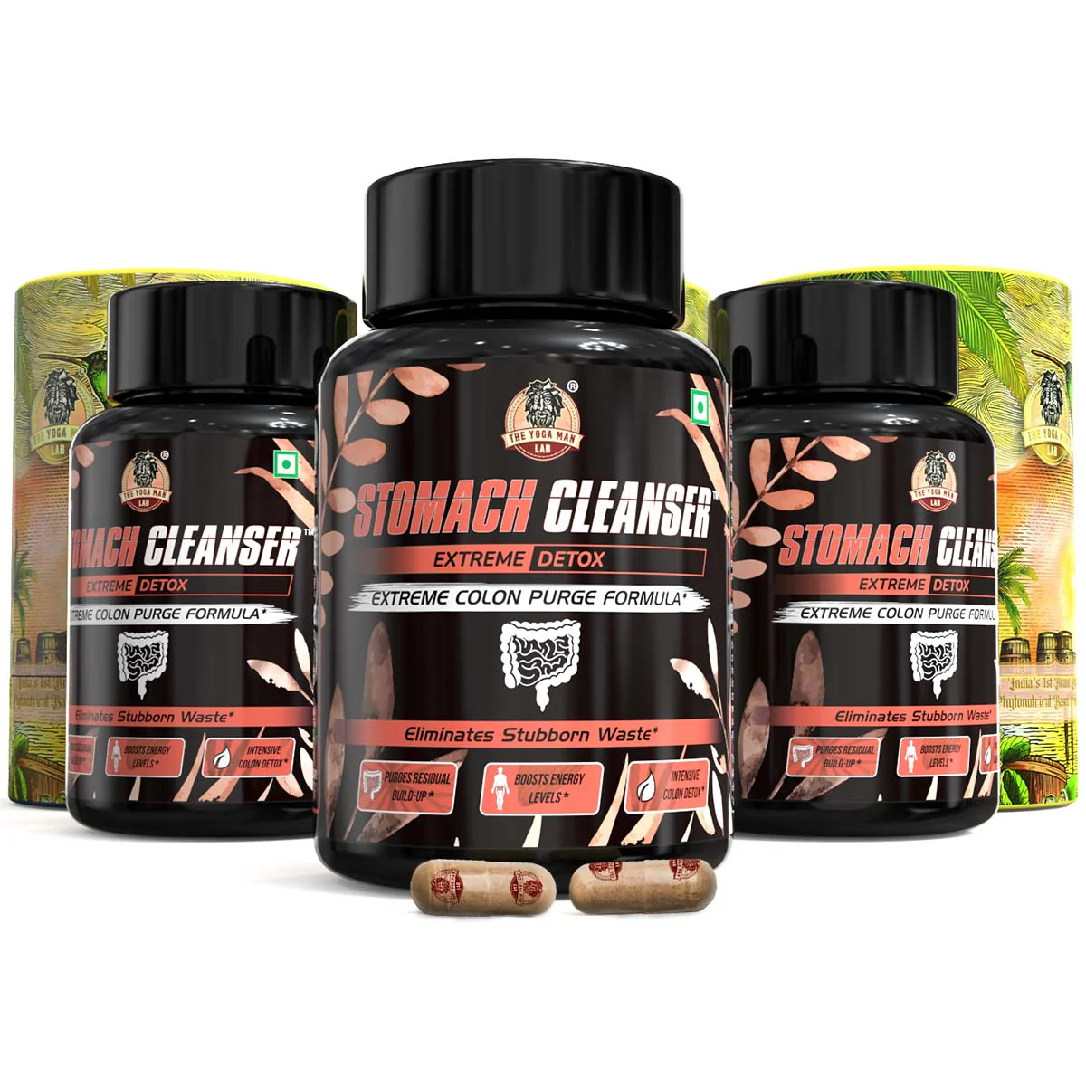 YogaManLab® STOMACH CLEANSER- Extreme Detox Ayurvedic Supplement | For People With Delayed Motion & Hard Stool | 100% Natural - Image 10