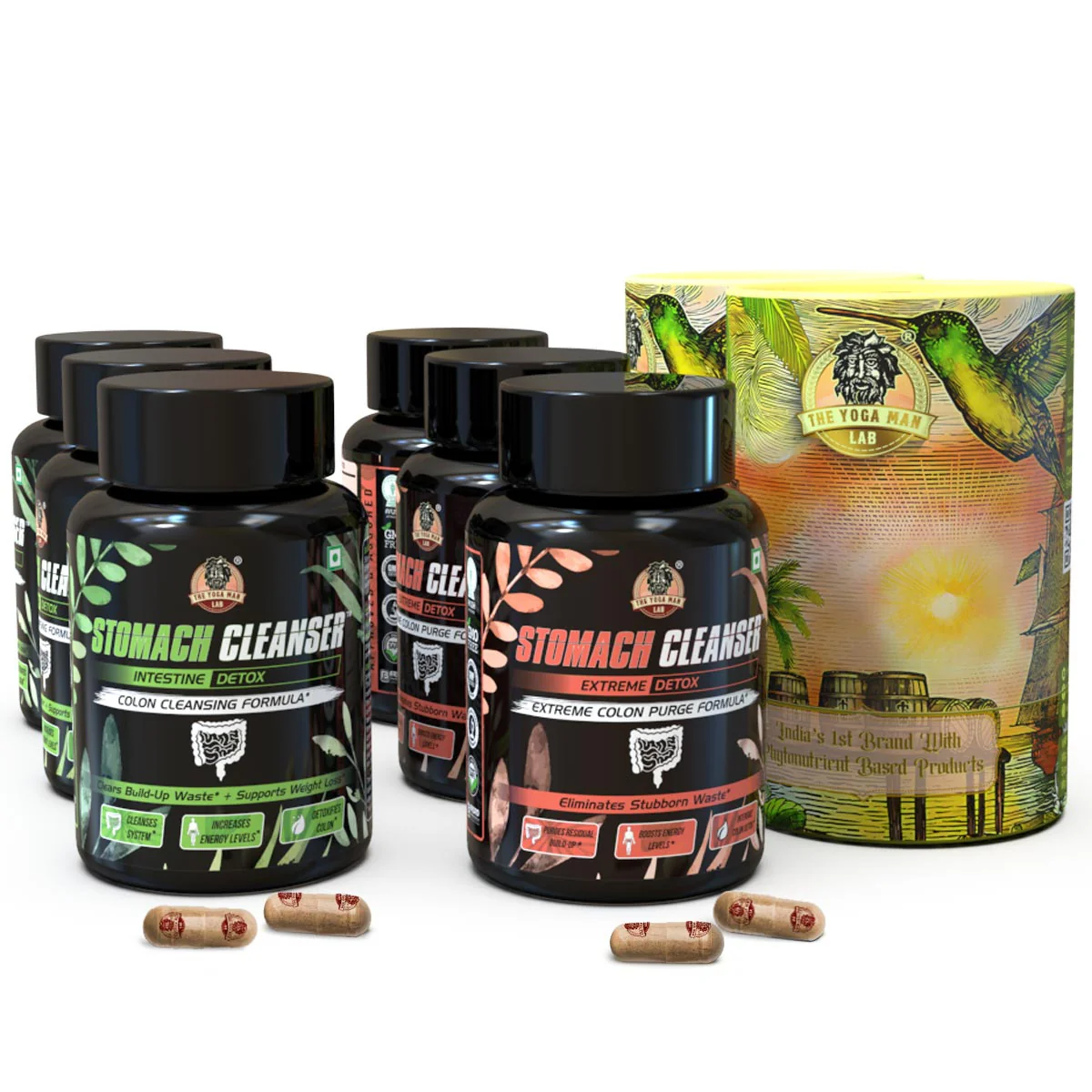 YogaManLab® STOMACH CLEANSER- Extreme Detox Ayurvedic Supplement | For People With Delayed Motion & Hard Stool | 100% Natural - Image 11