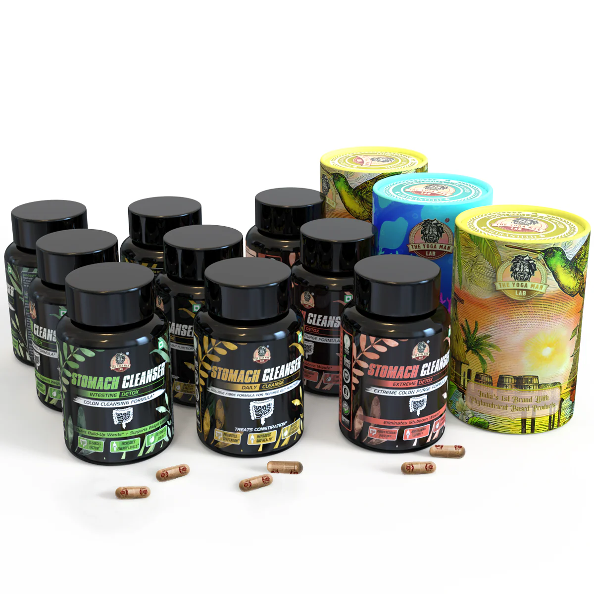YogaManLab® STOMACH CLEANSER- Extreme Detox Ayurvedic Supplement | For People With Delayed Motion & Hard Stool | 100% Natural - Image 12