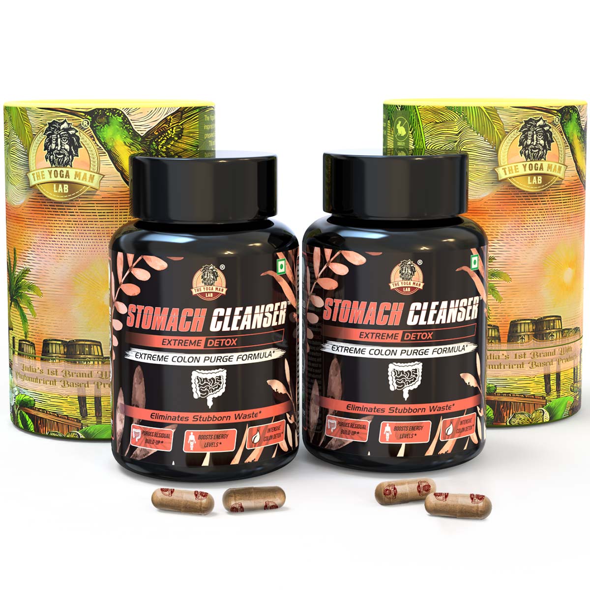 YogaManLab® STOMACH CLEANSER- Extreme Detox Ayurvedic Supplement | For People With Delayed Motion & Hard Stool | 100% Natural - Image 9