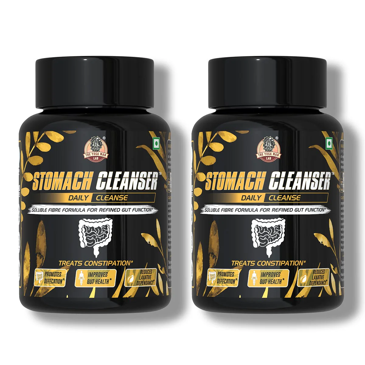 YogaManLab® STOMACH CLEANSER Daily Cleanse Ayurvedic Supplement | Probiotic Soluble Fiber For Smooth Morning Bowel Movement & Constipation Prevention | 100% Natural - Image 10
