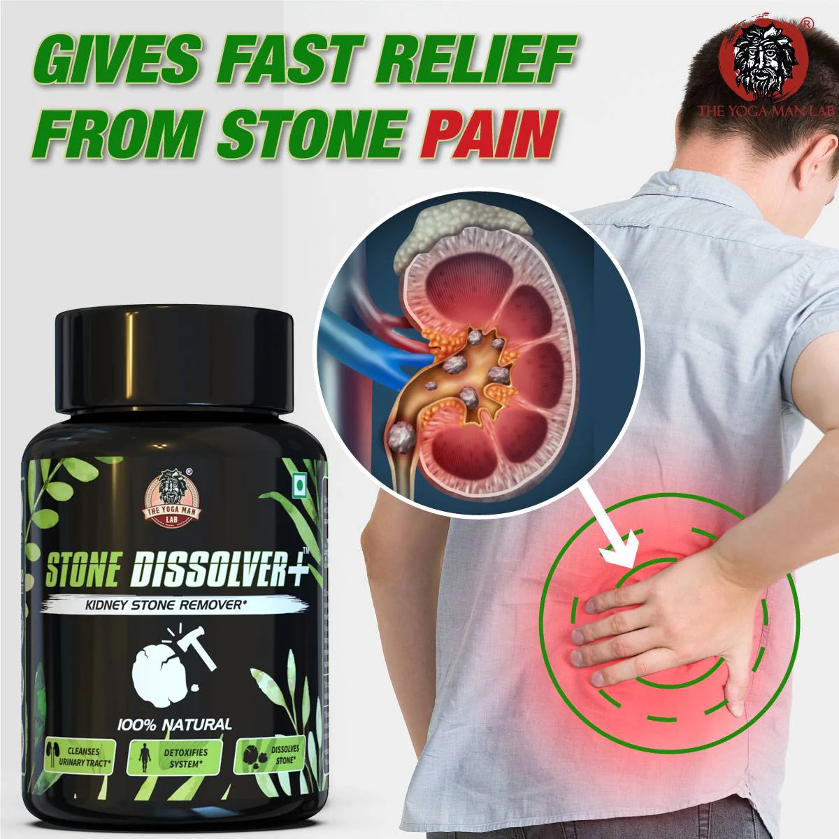YogaManLab® STONE DISSOLVER+ - Stone Remover Ayurvedic Supplement | 100% Natural & Plant Based - Image 7
