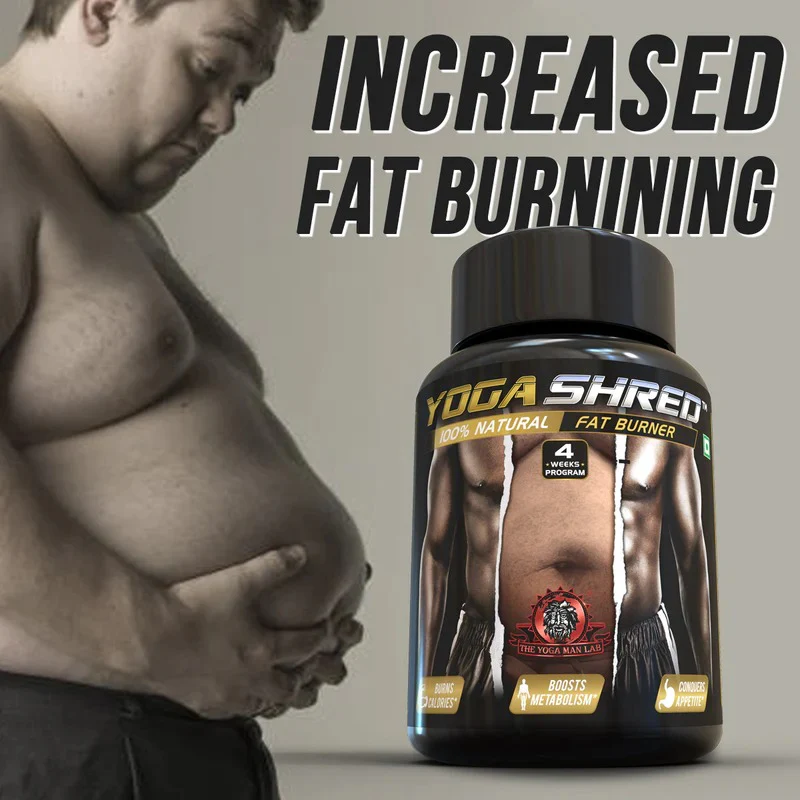 YogaManLab® YOGA SHRED - Burn Fat At-Home Ayurvedic Supplement Capsules (Men) | Helps in Weight Loss & Boosting Energy | Ayurvedic & 100% Natural - Image 10
