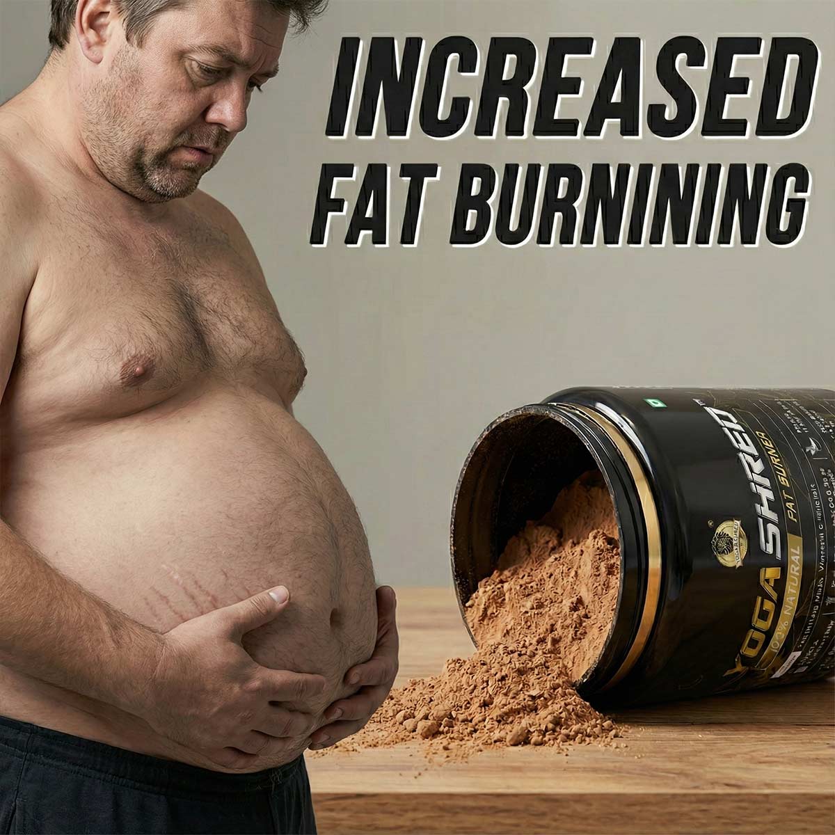 YogaManLab® YOGA SHRED - Burn Fat At-Home Ayurvedic Supplement Powder(Men) | Helps in Weight Loss & Boosting Energy | Ayurvedic & 100% Natural - Image 9