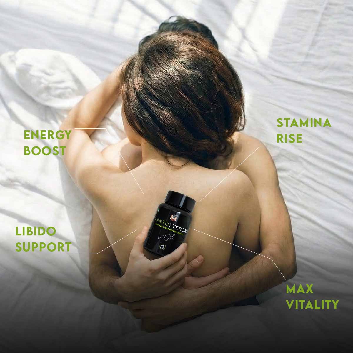 YogaManLab® PLANTOSTERONE - Men Libido & Timing Booster | Ayurvedic Capsules & Serum | Enhances Bedroom Performance | 100% Natural - Image 3